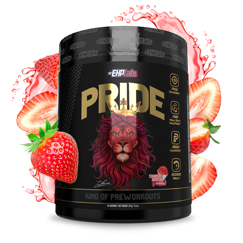 PRIDE Pre-Workout - $15 SALE 8 20/40 Serves / Strawberry SnowCone