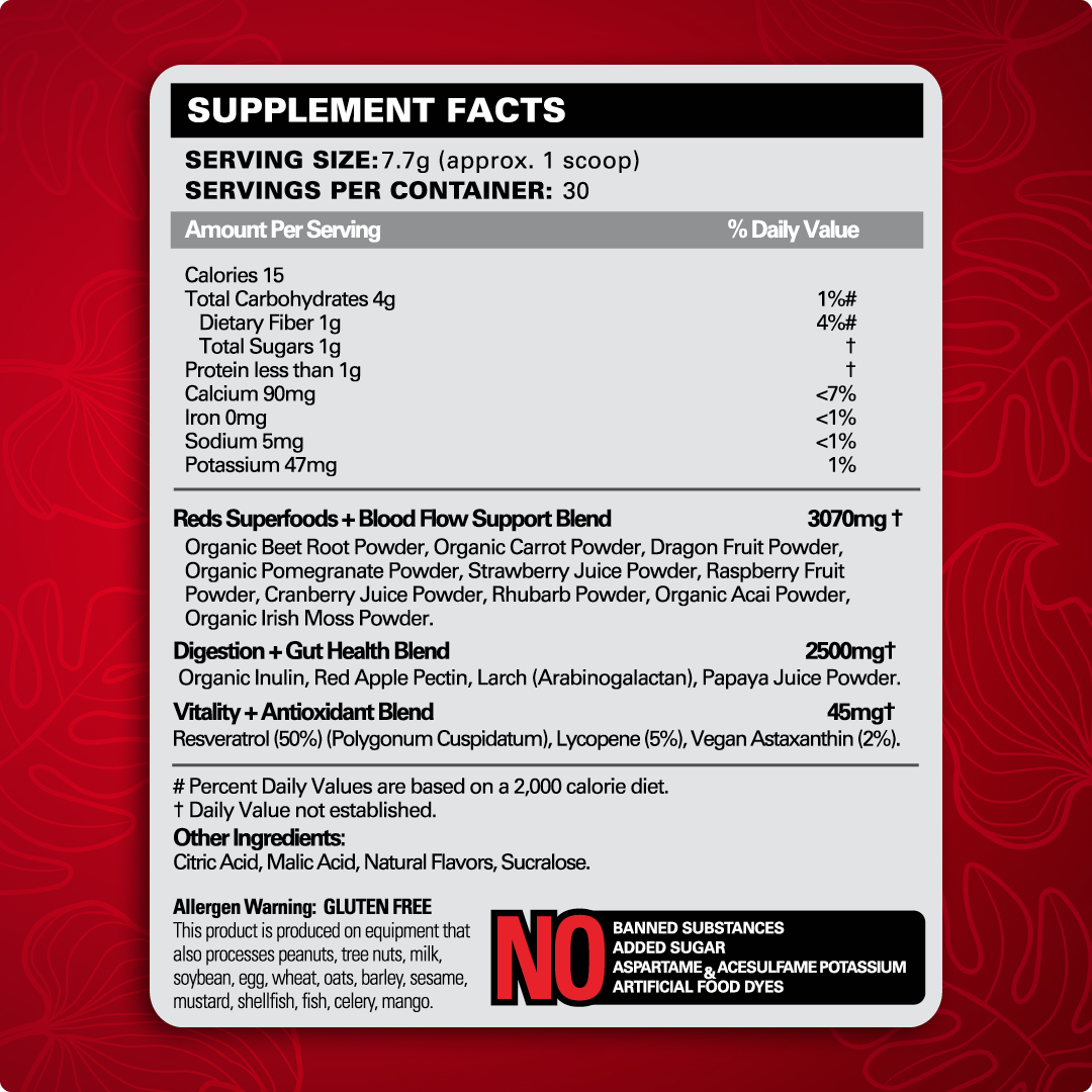 OxyReds Daily Red Superfoods 4 OxyReds Daily Red Superfoods