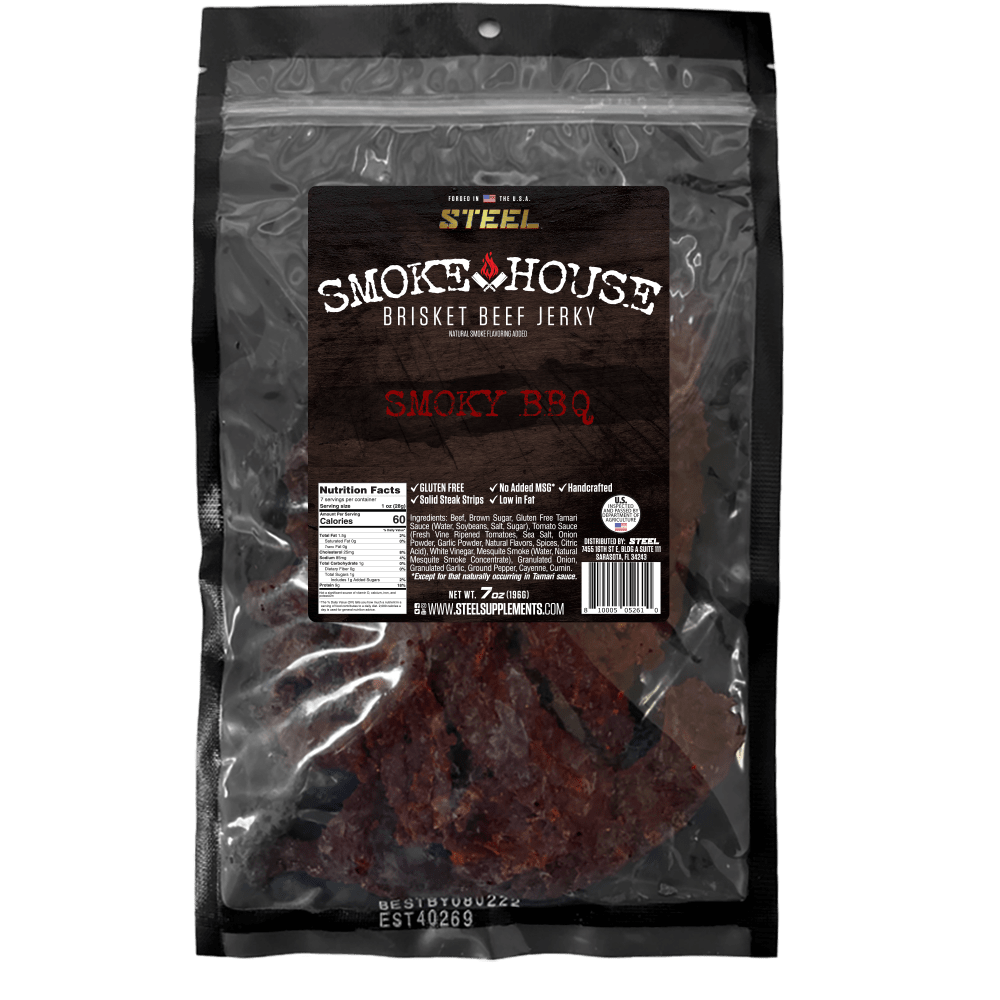 7 oz. Steel Smokehouse Brisket Beef Jerky 2 7 oz. Steel Smokehouse Brisket Beef Jerky