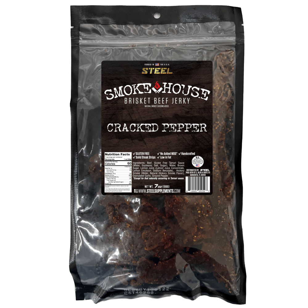 7 oz. Steel Smokehouse Brisket Beef Jerky 3 7 oz. Steel Smokehouse Brisket Beef Jerky