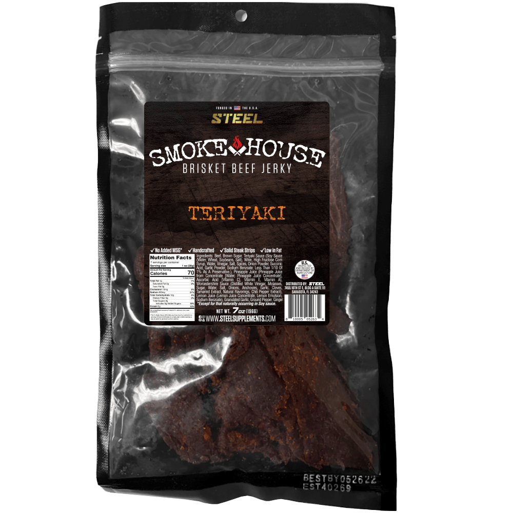 7 oz. Steel Smokehouse Brisket Beef Jerky 4 7 oz. Steel Smokehouse Brisket Beef Jerky