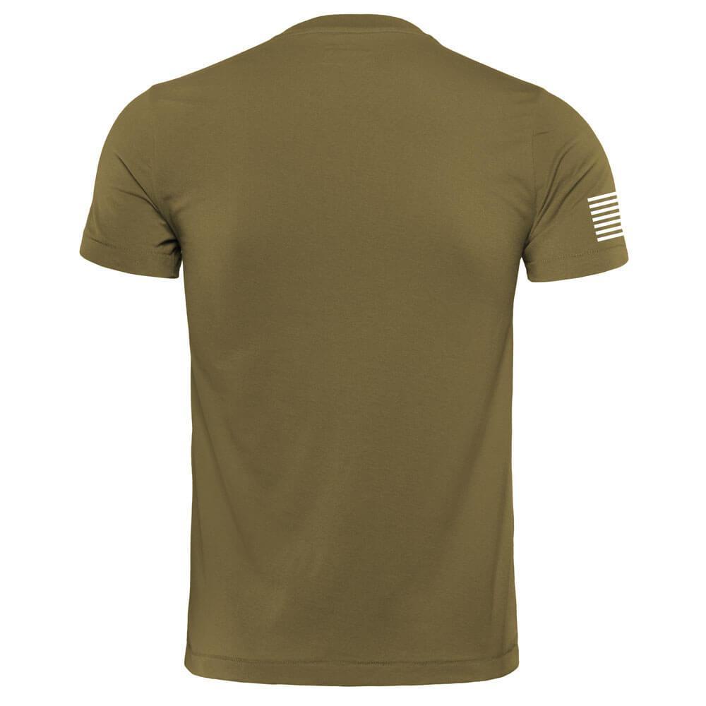 STEEL Military Green w/ Stars & Stripes Performance T-Shirt 3 STEEL Military Green w/ Stars & Stripes Performance T-Shirt