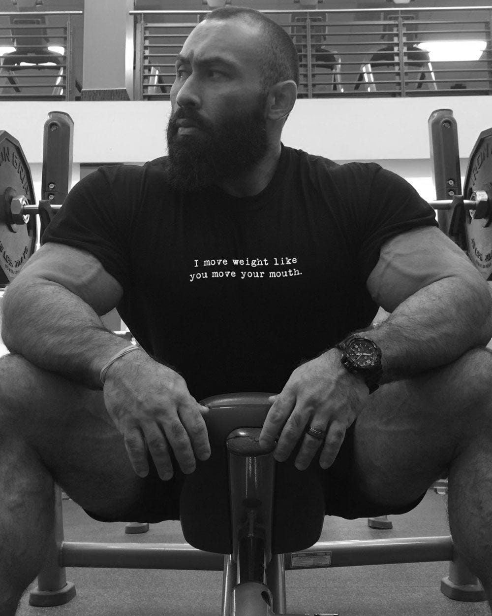 I move weight like you move your mouth. TEE (TM)