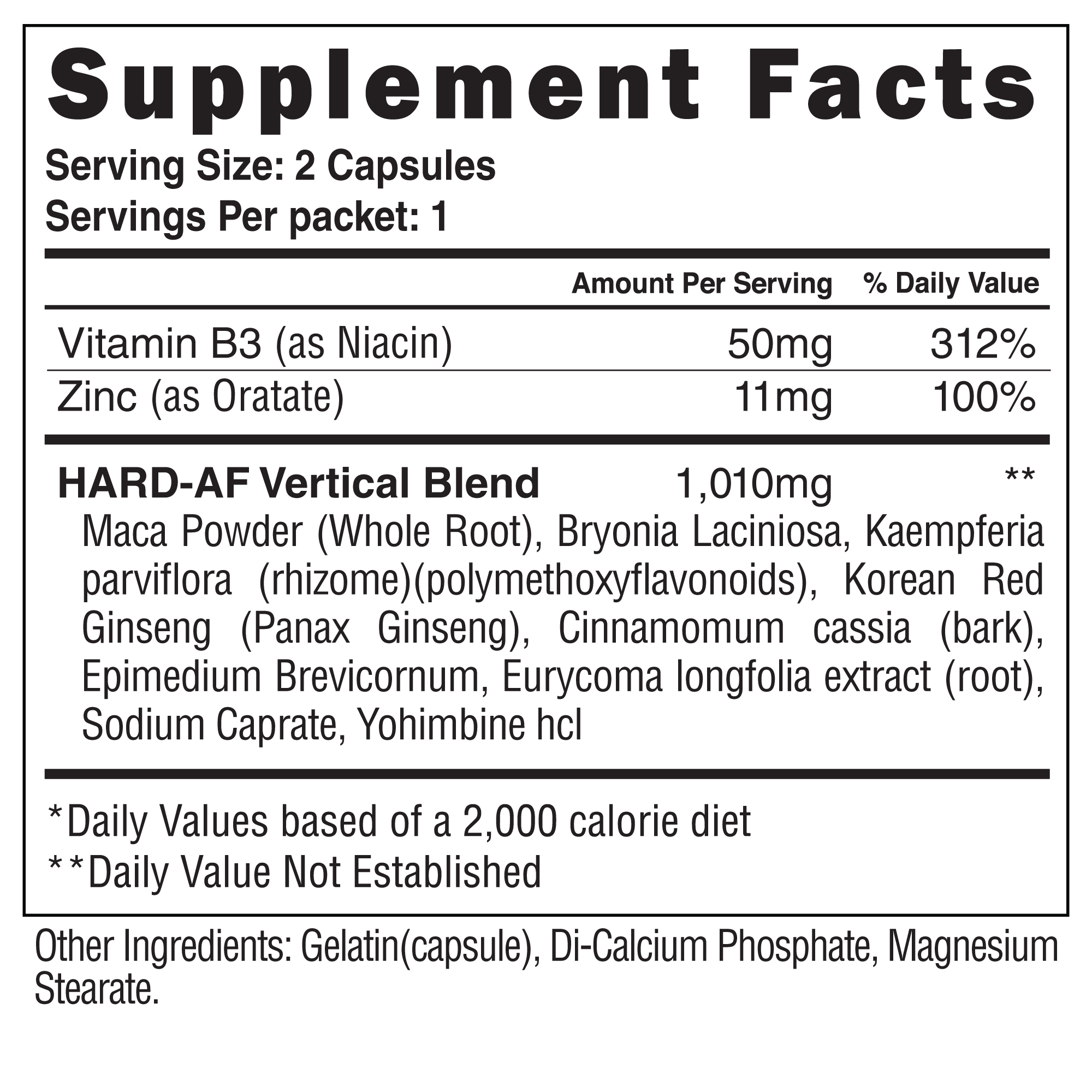 Hard-AF Sample Packets 4 Hard-AF Sample Packets