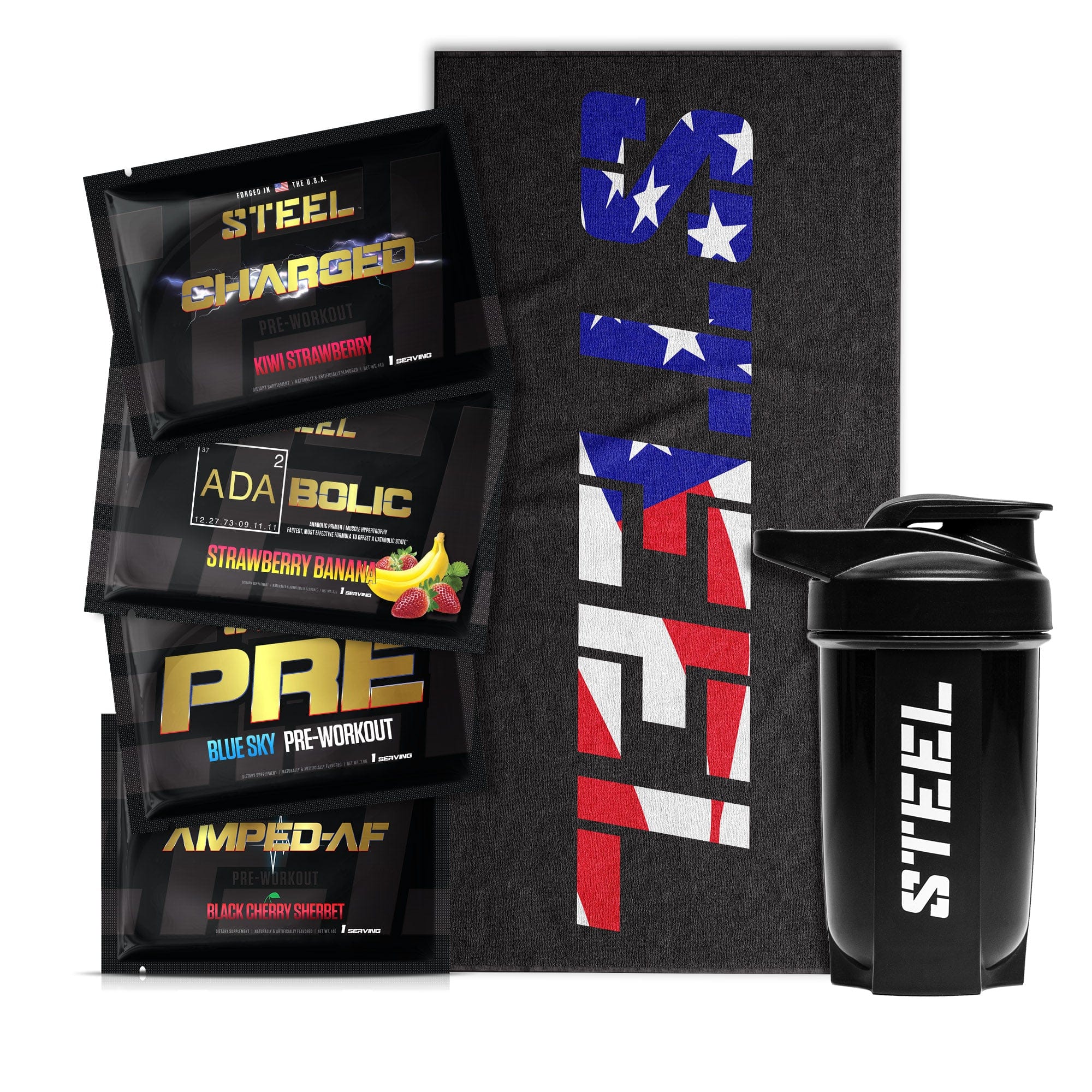 Pre-Workout Bundle with Sweat Mop