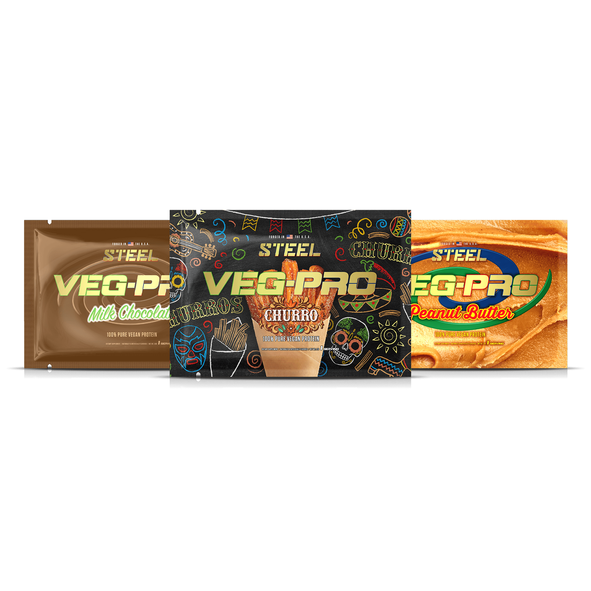 3 Proteins Samples- Whey-Pro or Veg-Pro